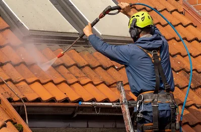 Démoussage et hydrofuge de toiture à Majastres